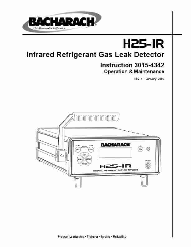 Bacharach Carbon Monoxide Alarm H25-IR-page_pdf